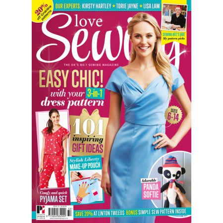 Love Sewing issue 32 - includes FREE Threadcount 3-in-1 dress pack