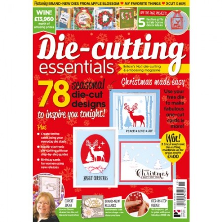 Die-cutting Essentials issue 15 now on sale - FREE Winter Woodland scene die inside!