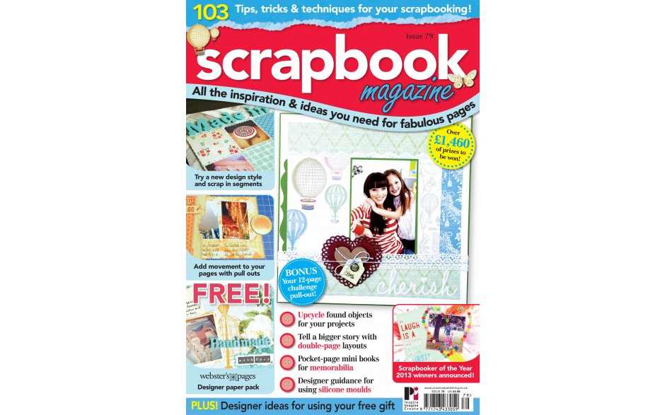 Scrapbook Magazine 79 with FREE Websters Pages paper pack