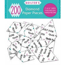 Quilt Now issue 27 on sale with FREE pack of diamond papers for English Paper Piecing