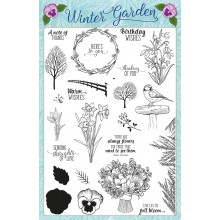 Creative Stamping 37 comes complete with the free Winter Garden stamp set!