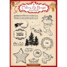 Merry and Bright Christmas A4 Stamp Collection